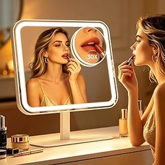 Los mejores espejos de tocador con batería para aplicar maquillaje