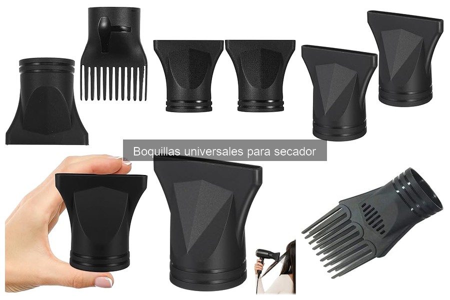 Alternativas a boquillas universales para secador de pelo
