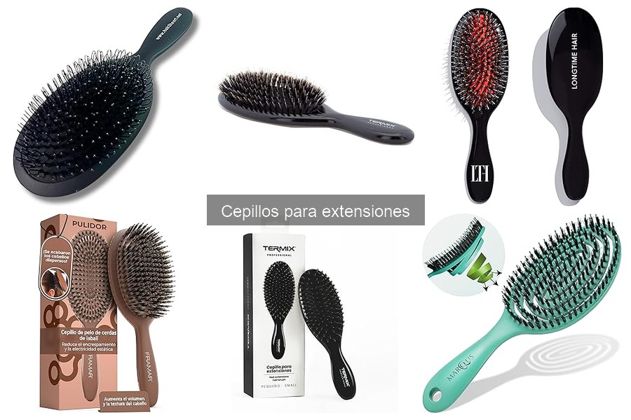 Alternativas a cepillos tradicionales para extensiones de cabello