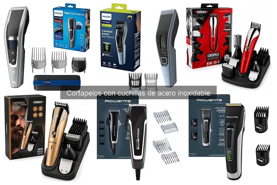 Alternativas a cortapelos con cuchillas de acero inoxidable