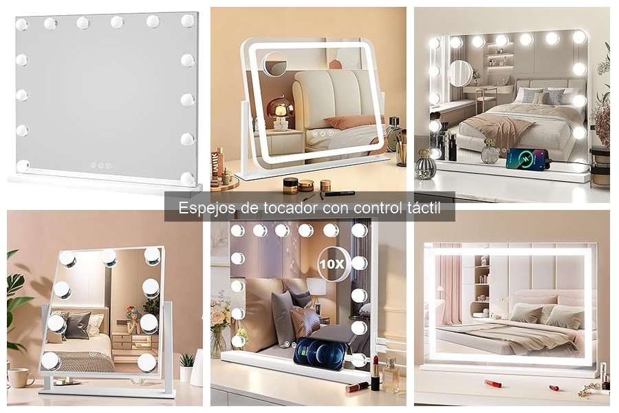 Alternativas a espejos de tocador con control táctil