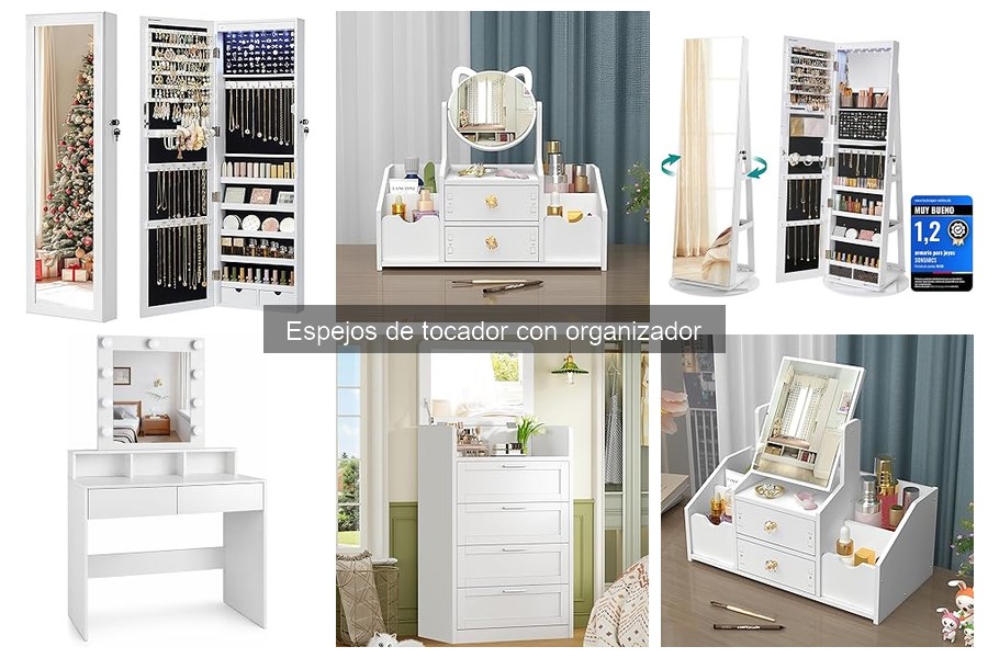 Alternativas a Espejos de Tocador con Organizador