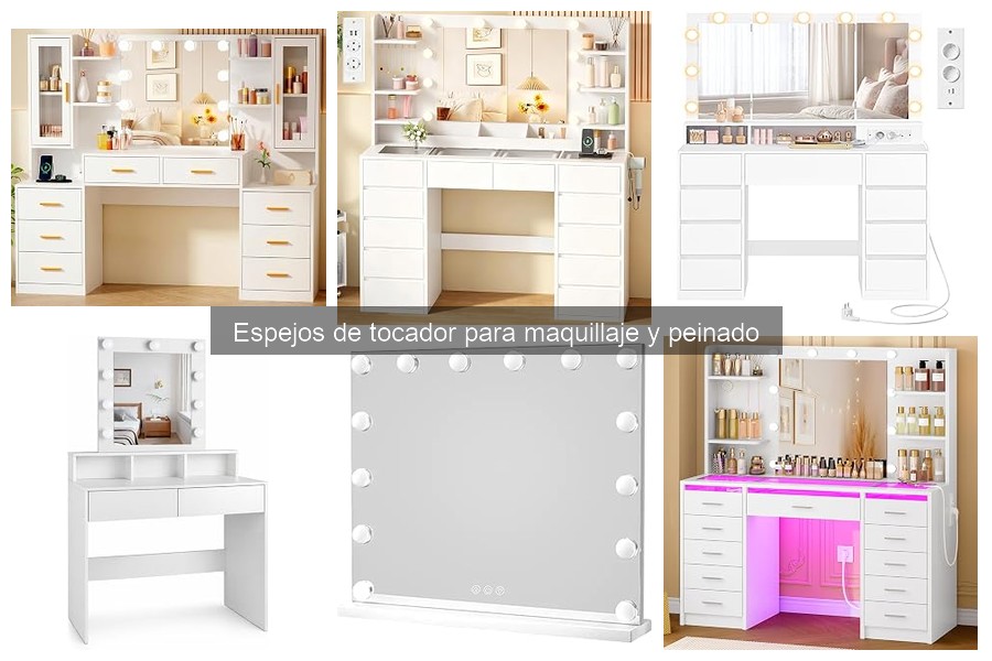 Alternativas a Espejos de Tocador para Maquillaje y Peinado