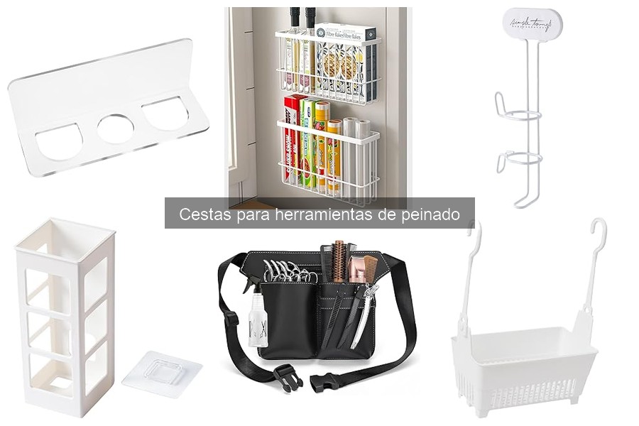 Alternativas a las cestas para herramientas de peinado