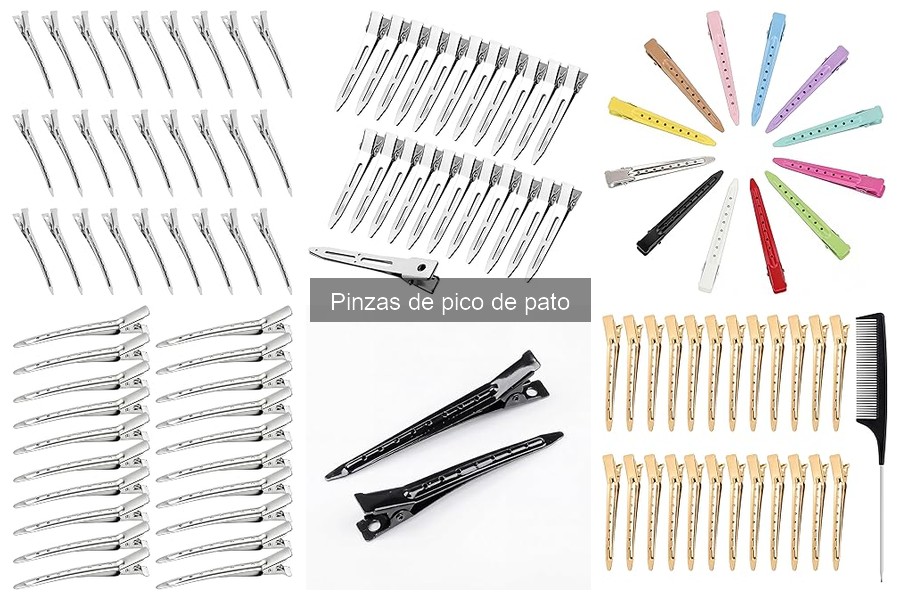 Alternativas a las pinzas de pico de pato para peinado
