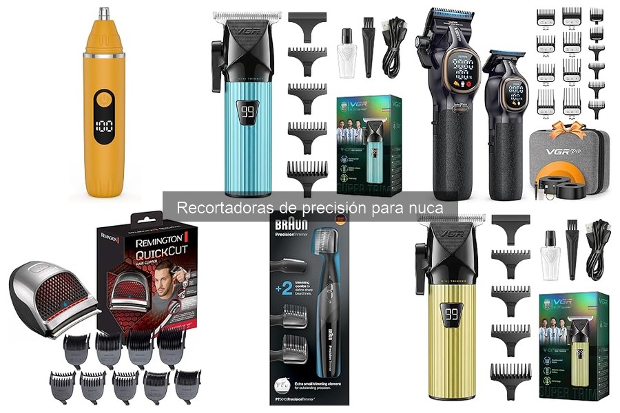 Alternativas a las recortadoras de precisión para nuca