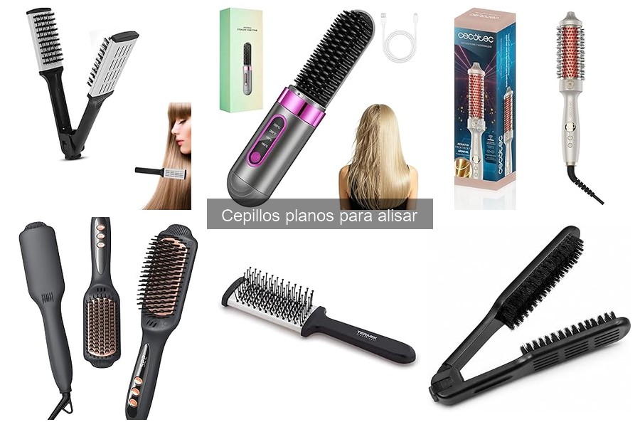 Alternativas a los Cepillos Planos para Alisar el Cabello