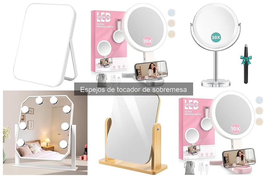 Alternativas a los Espejos de Tocador de Sobremesa
