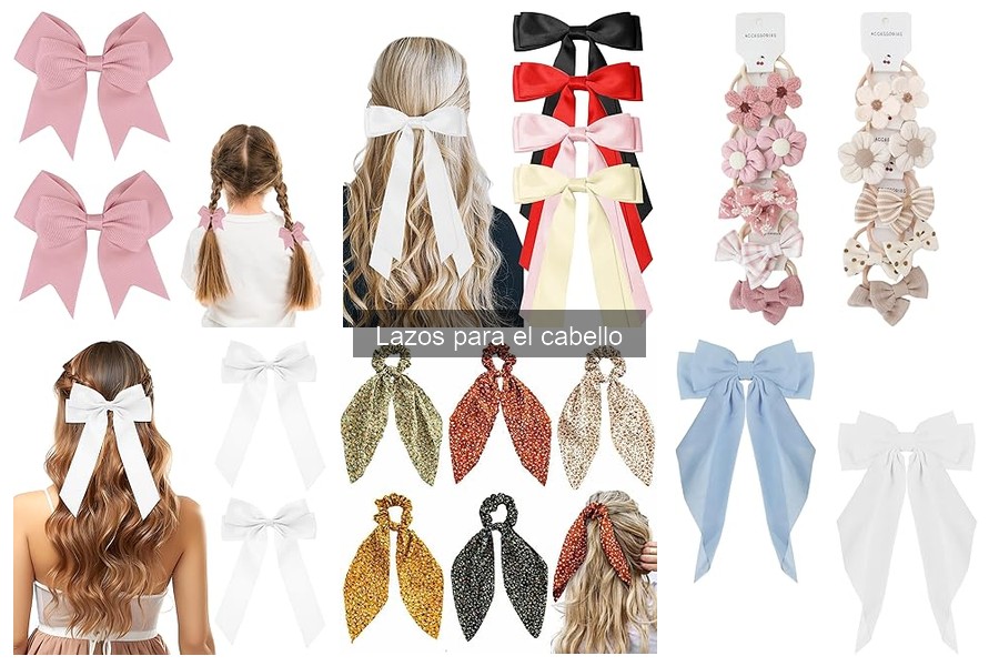 Alternativas a los lazos para el cabello: pinzas y cintas