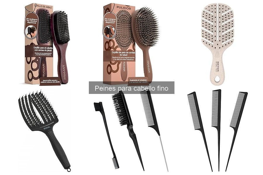 Alternativas a los Peines Tradicionales para Cabello Fino
