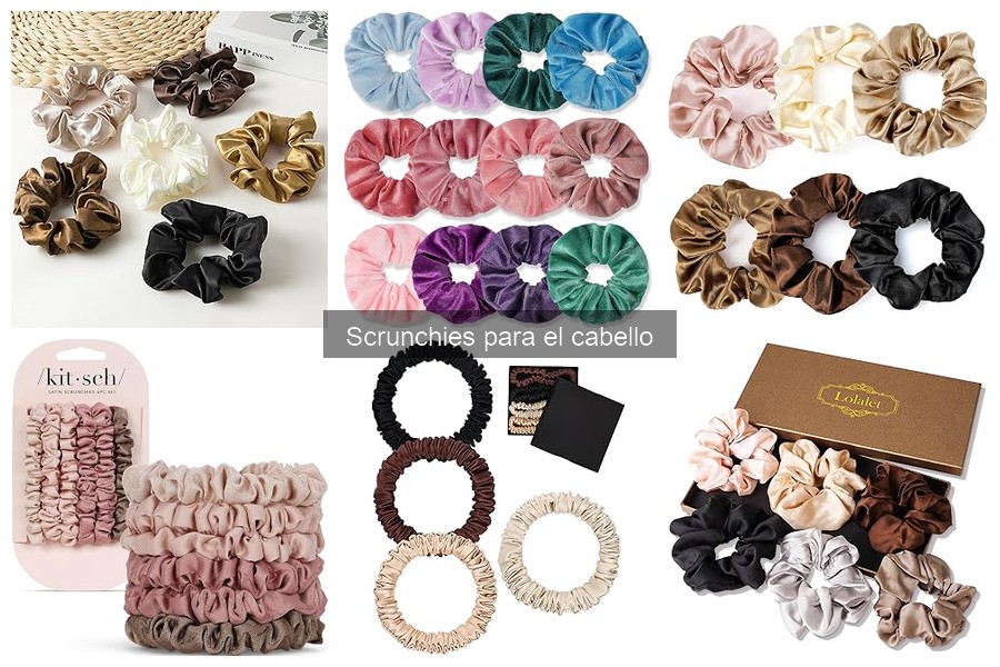 Alternativas a los scrunchies para el cabello: opciones efectivas