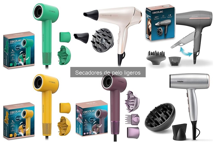 Alternativas a los secadores de pelo ligeros: opciones eficaces