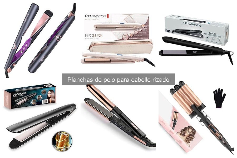 Alternativas a planchas de pelo para alisar cabello rizado