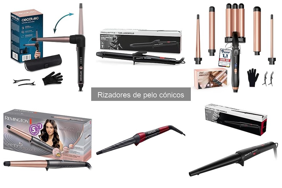 Alternativas a rizadores de pelo cónicos para rizos perfectos