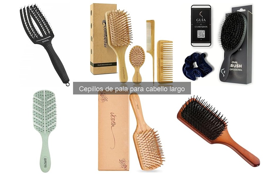 Alternativas al cepillo de pala para cabello largo: ¡descúbrelas!