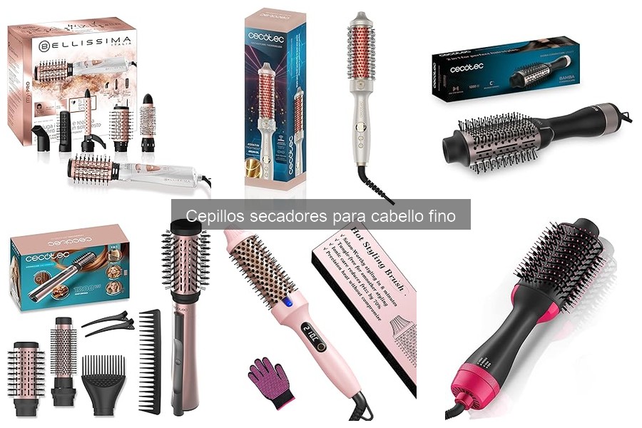 Alternativas al cepillo secador para cabello fino