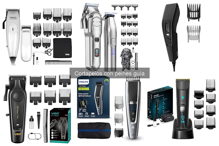 Alternativas al cortapelos con peines guía para tu corte en casa