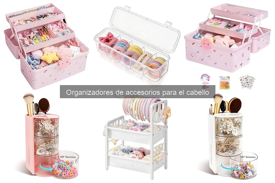 Alternativas creativas para organizar accesorios de cabello