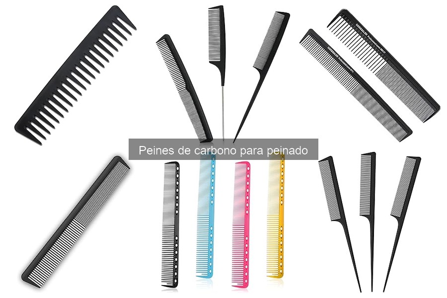 Beneficios de los peines de carbono para cabello dañado