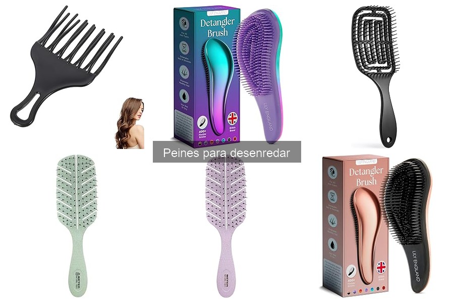 Beneficios de usar peines para desenredar el cabello