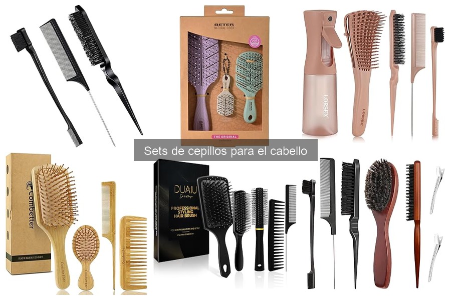 Beneficios de usar un set de cepillos para el cabello