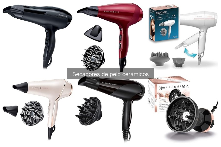 Características esenciales de los secadores de pelo cerámicos