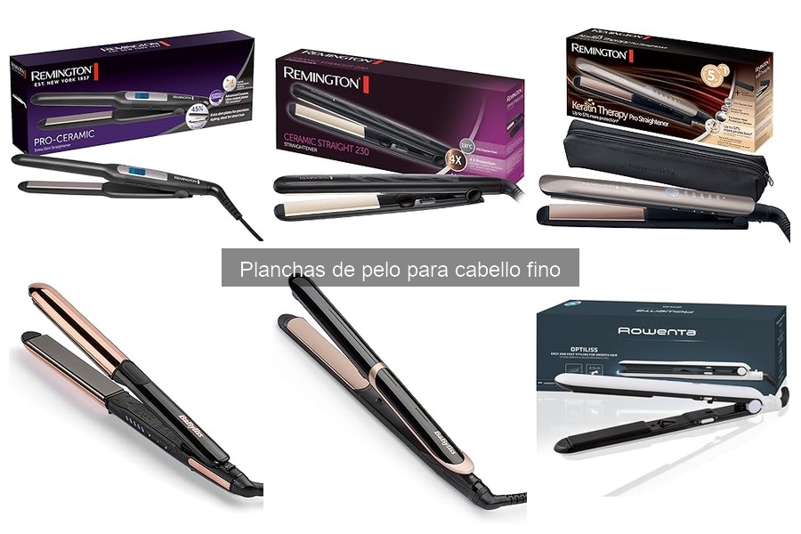 Características esenciales de planchas para cabello fino