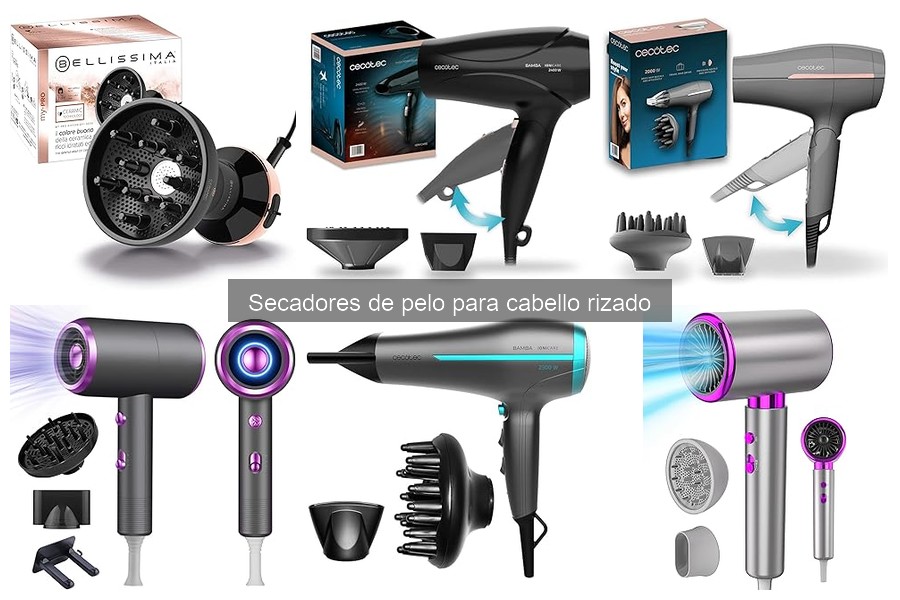 Características esenciales de secadores para cabello rizado