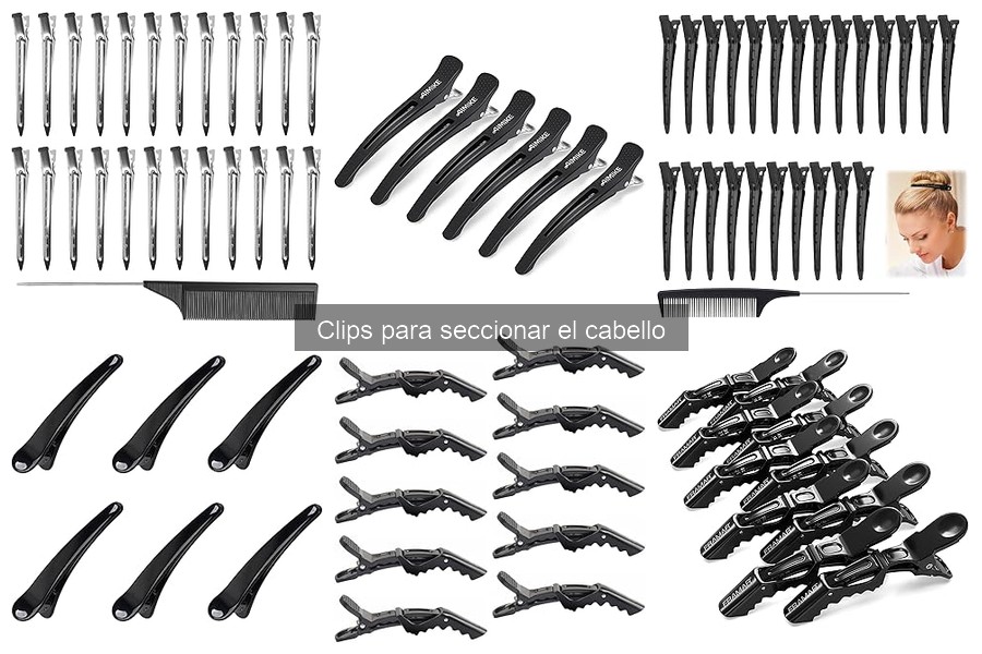 Clips para seccionar el cabello: ¿Qué son y para qué se usan?