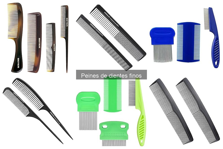 Combate la estática en tu cabello con peines de dientes finos