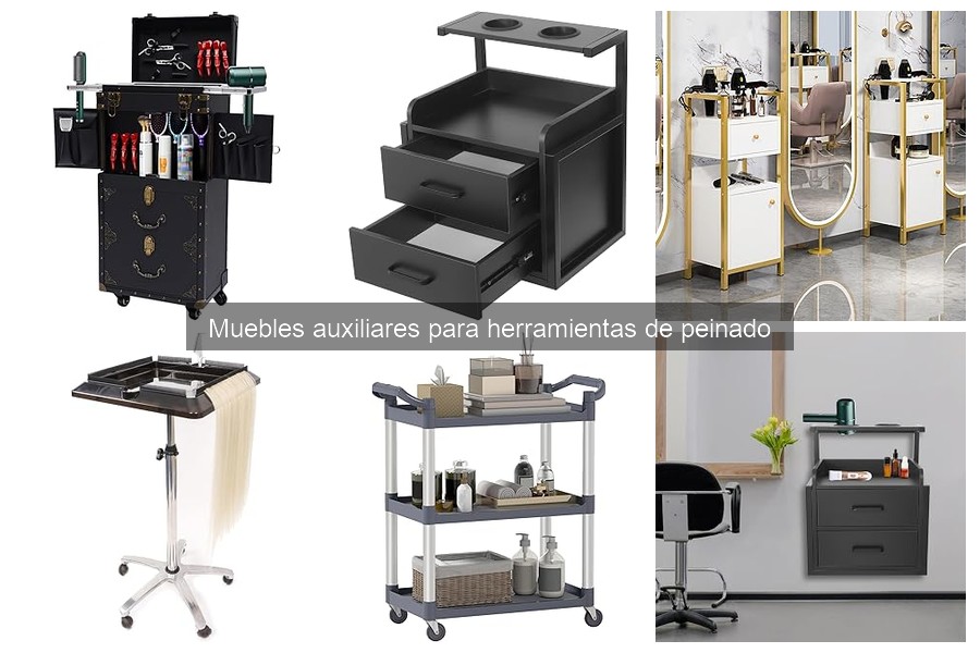 Cómo cuidar muebles auxiliares para herramientas de peinado