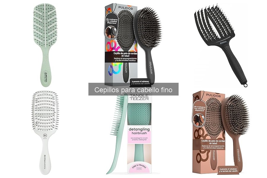 Cómo Cuidar y Mantener Cepillos para Cabello Fino