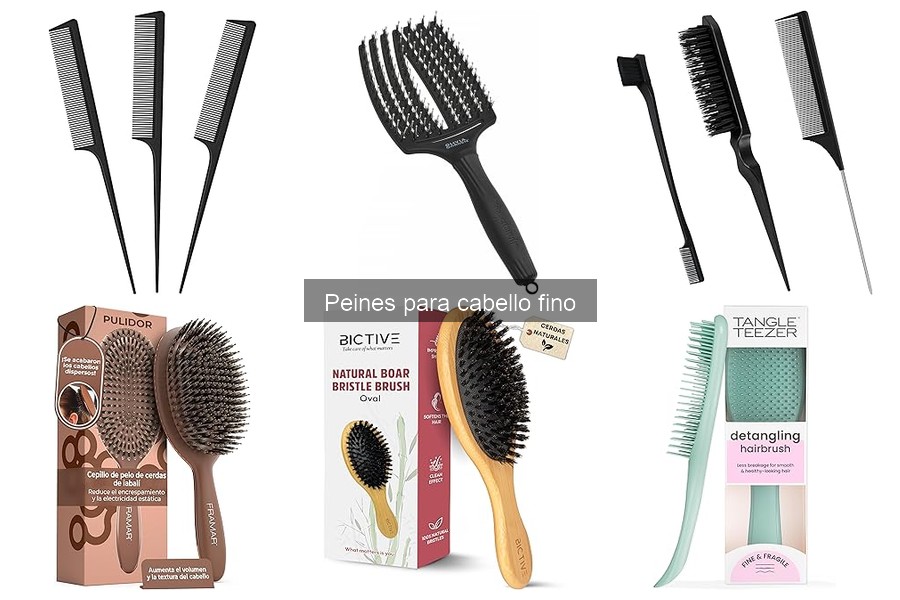 Cómo el peine adecuado mejora el peinado en cabello fino