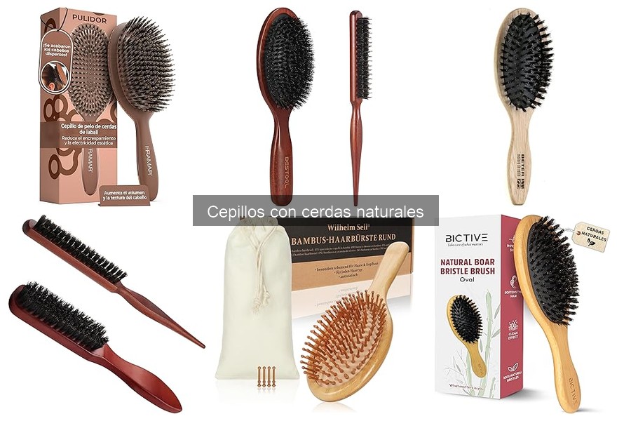 Cómo elegir el mejor cepillo con cerdas naturales para tu cabello