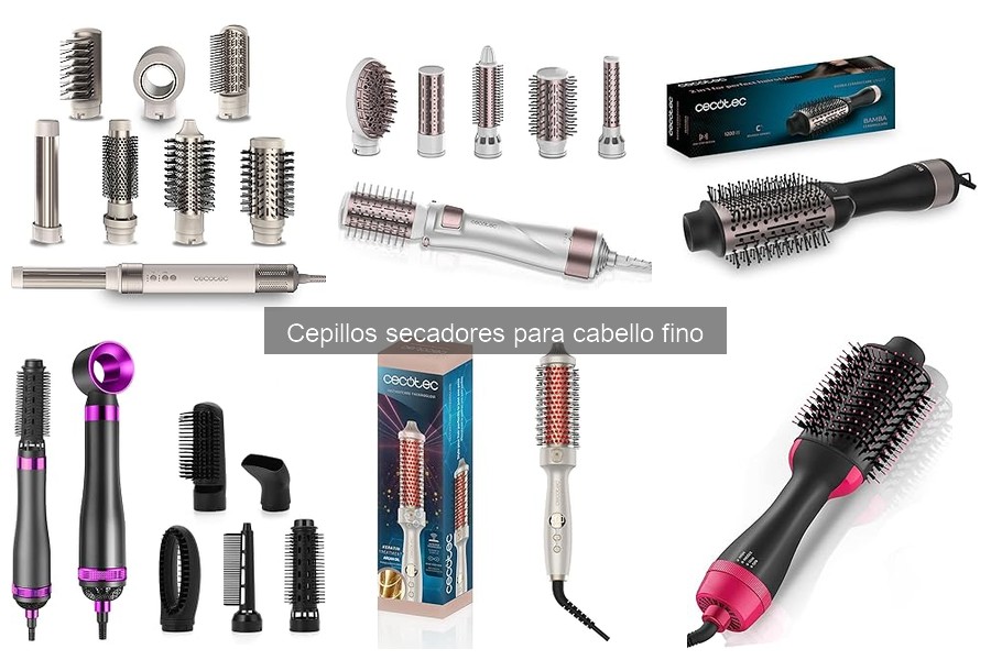 Cómo elegir el mejor cepillo secador para cabello fino