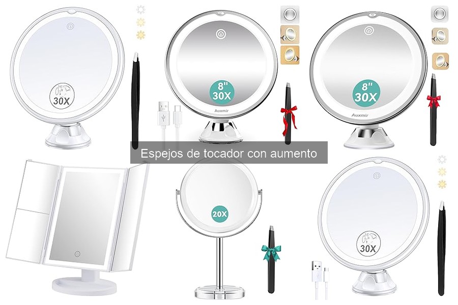Cómo elegir el mejor espejo de tocador con aumento