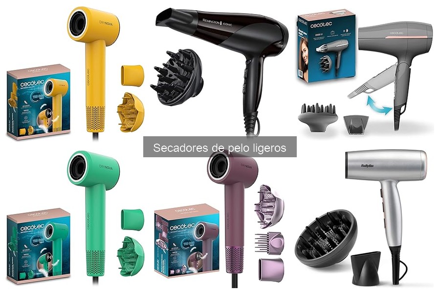 Cómo elegir el mejor secador de pelo ligero para ti