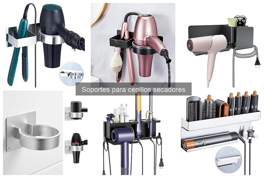 Cómo elegir el mejor soporte para cepillos secadores