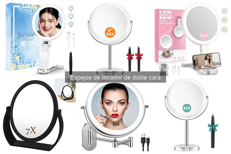 Cómo Elegir un Espejo de Tocador de Doble Cara Eficaz