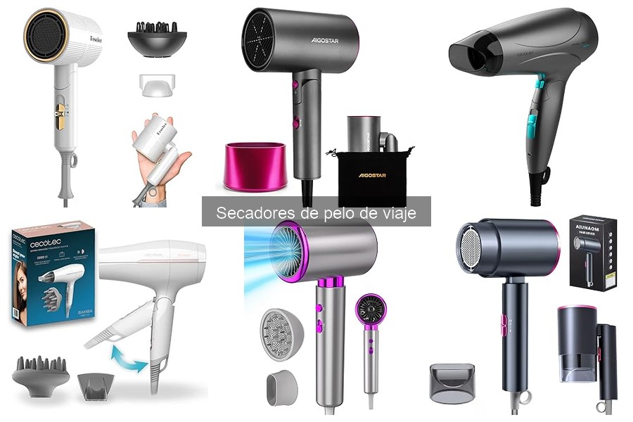 Cómo elegir un secador de pelo de viaje: guía completa