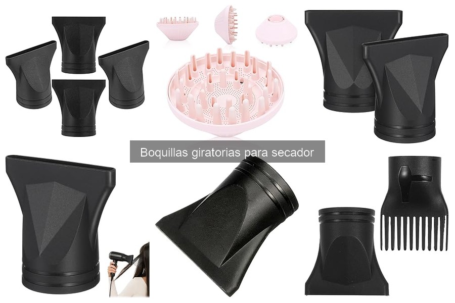 Cómo evitar daños al cabello con boquillas giratorias