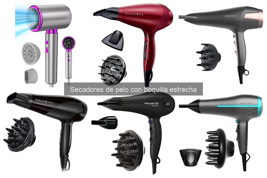 Cómo evitar el frizz con secadores de pelo de boquilla estrecha