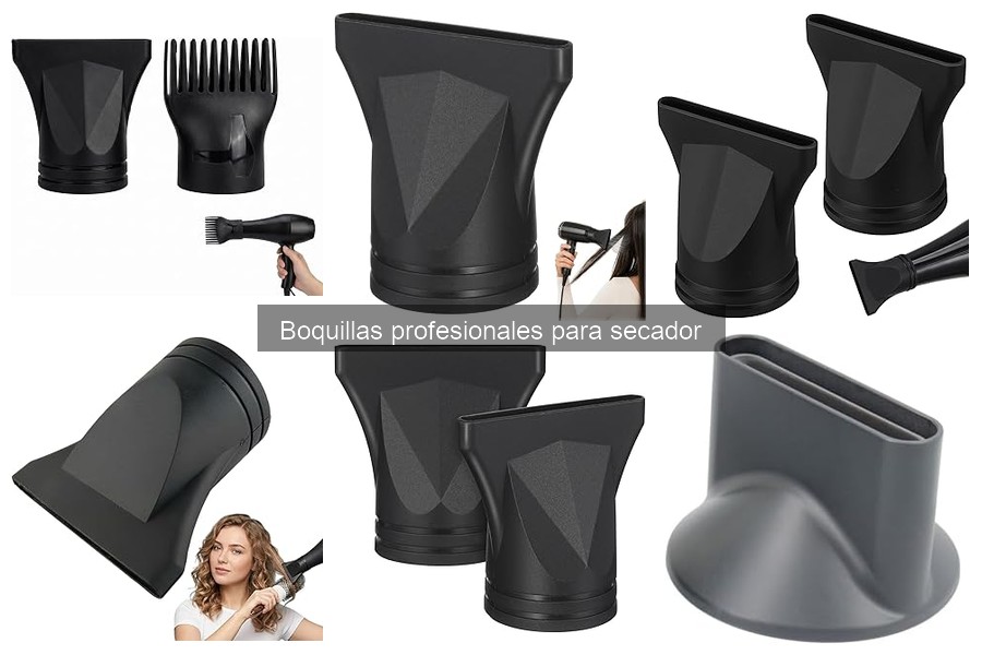 Cómo instalar boquillas profesionales en secadores de pelo