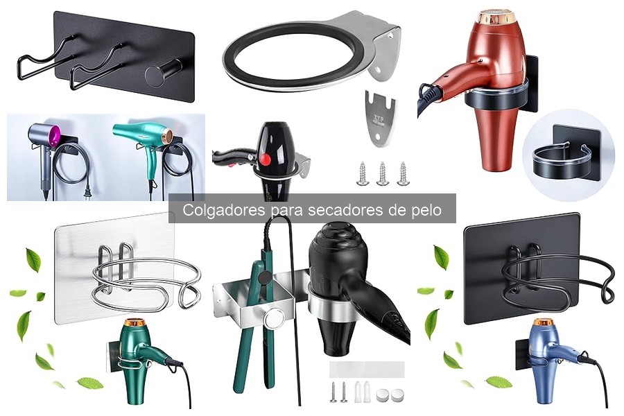 Cómo instalar un colgador para secador de pelo fácilmente