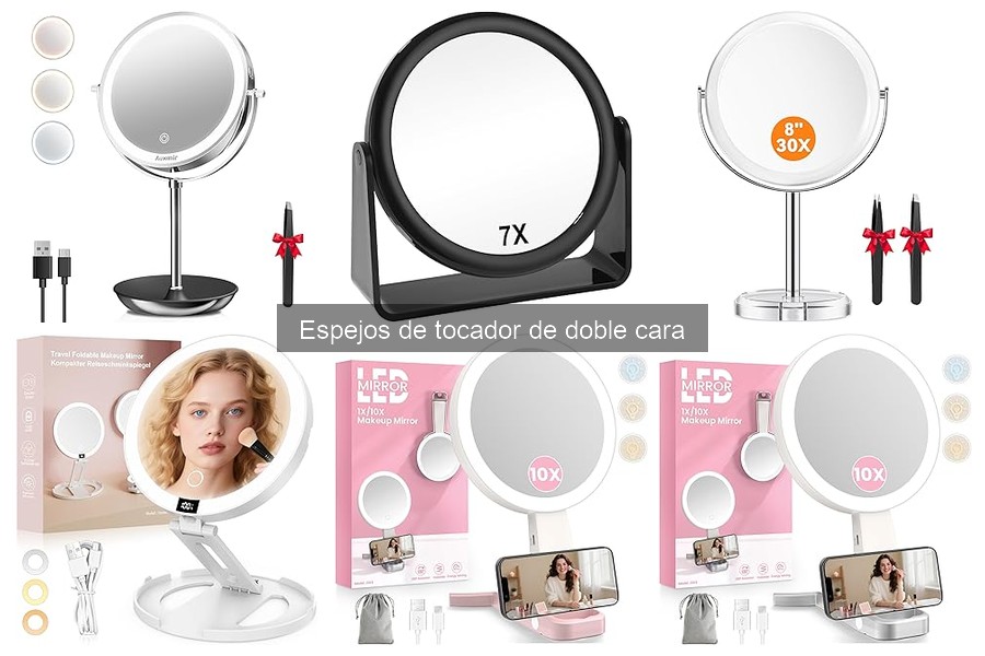 Cómo instalar un espejo de tocador de doble cara fácilmente