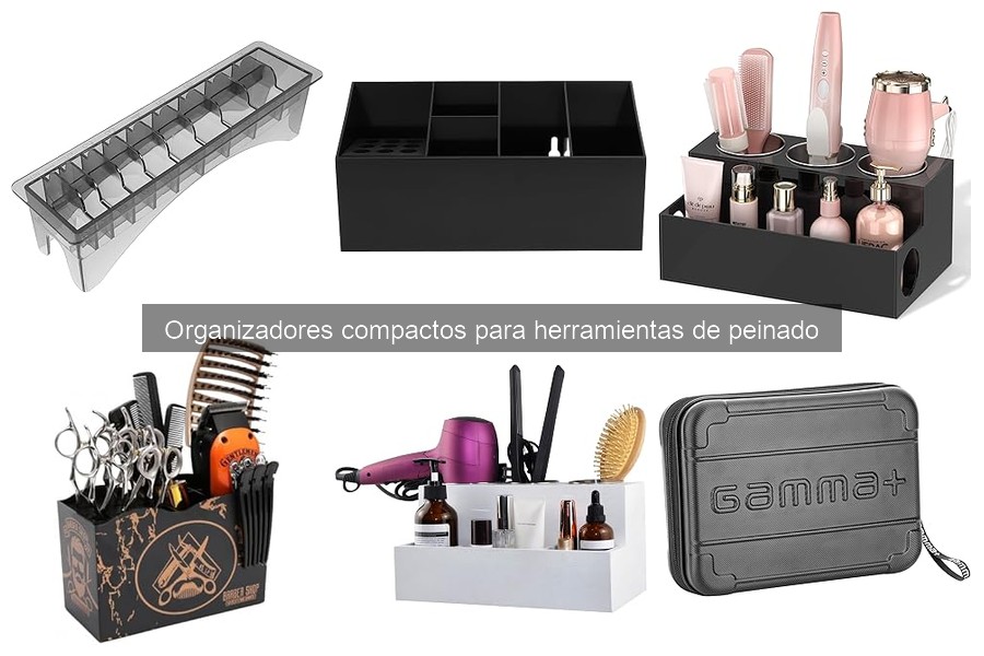 Cómo instalar un organizador compacto para herramientas de peinado