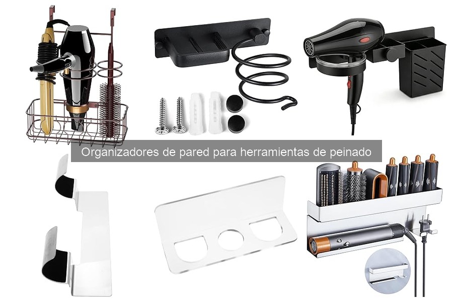 Cómo instalar un organizador de pared para herramientas de peinado