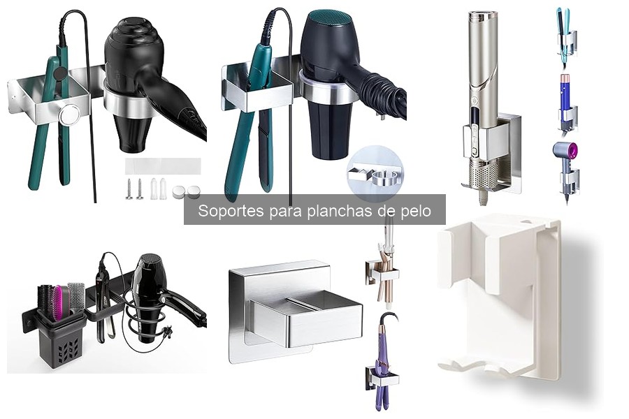 Cómo instalar un soporte para planchas de pelo fácilmente