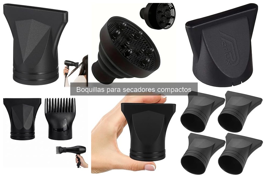 ¿Cómo instalar una boquilla en un secador compacto? Guía paso a paso