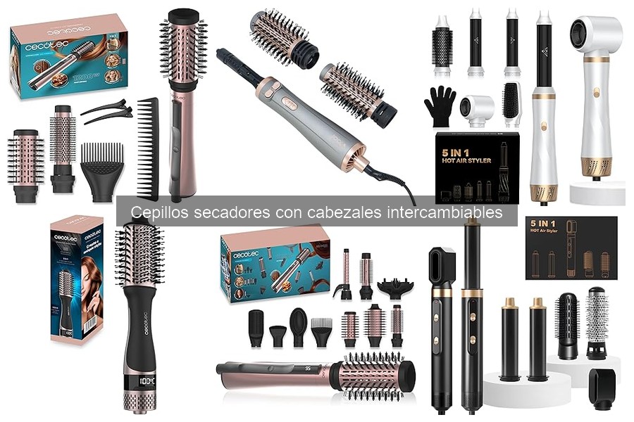 Cómo limpiar y mantener cepillos secadores intercambiables